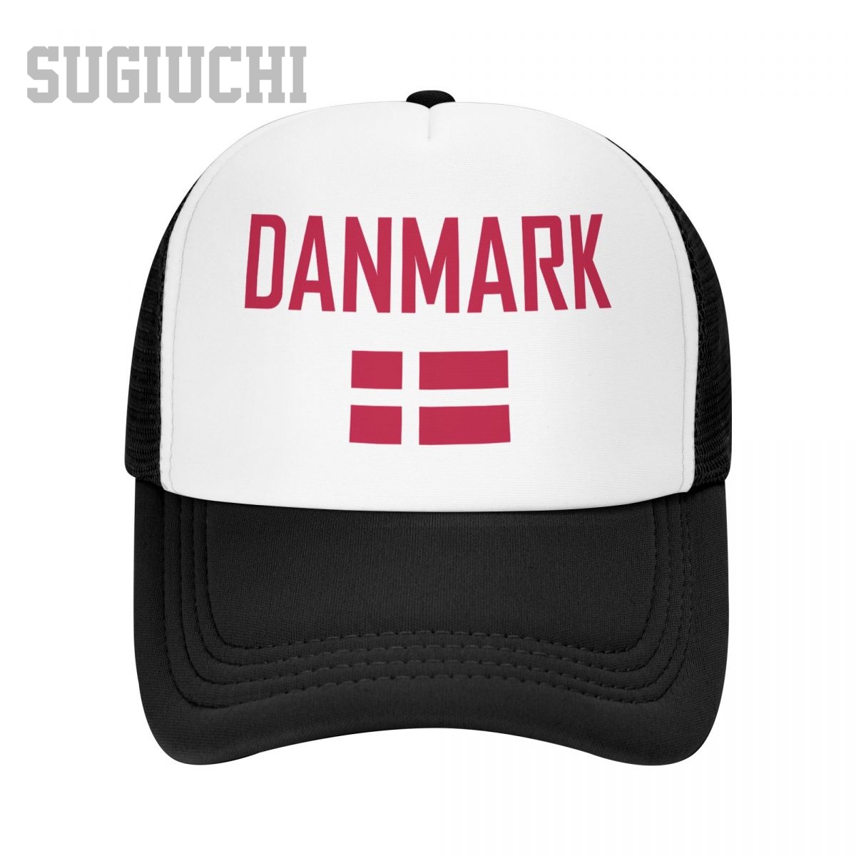 Trucker Cap Mesh - Topi Jaring dengan Bendera DANMARK dan