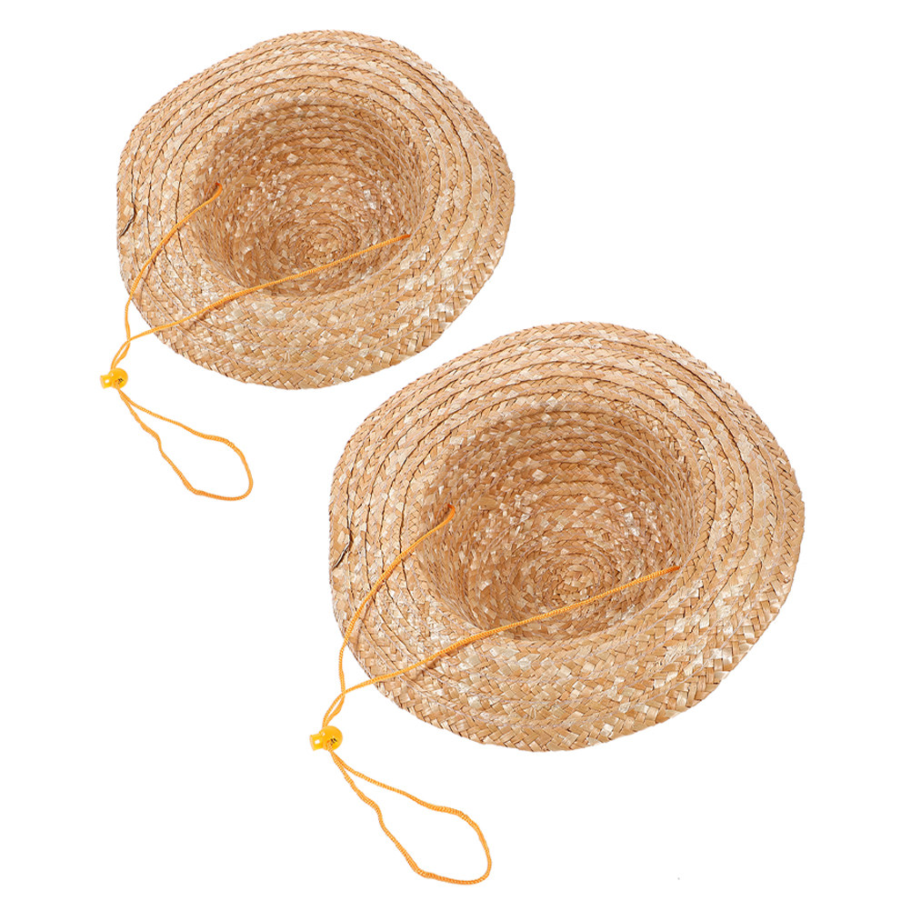 Sun Hat Wide Brim - Topi Pantai Anak-anak dengan Bahan Jerami,