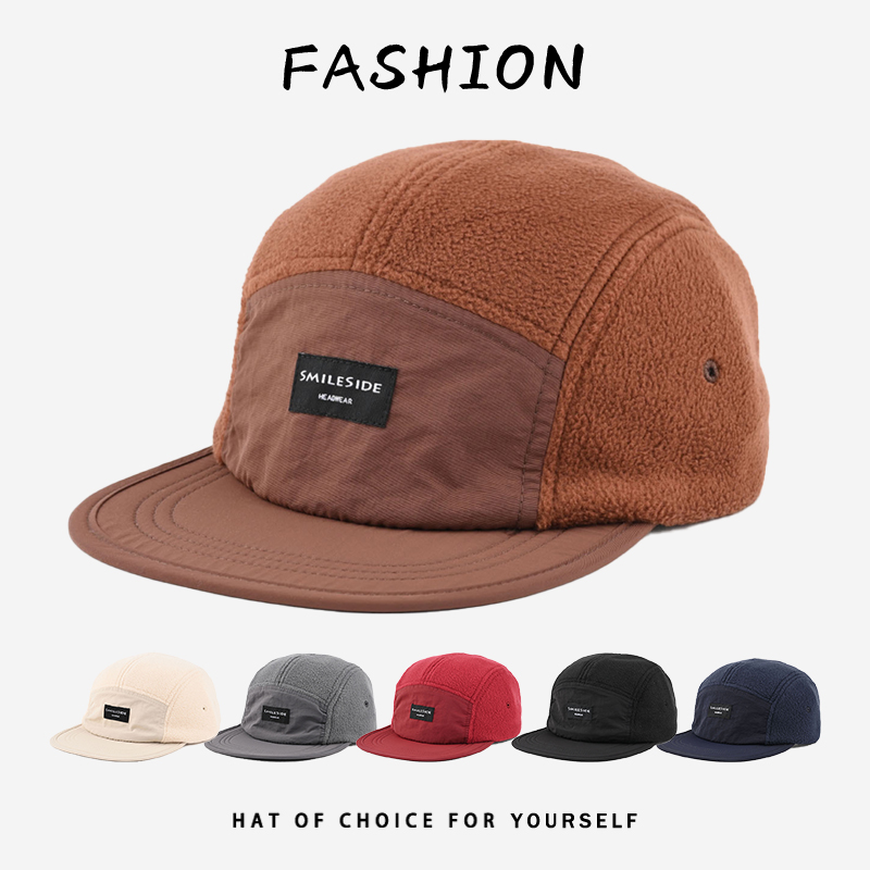 Corduroy Cap 5 Panel - Topi Baseball Kasual Pria Wanita Bahan