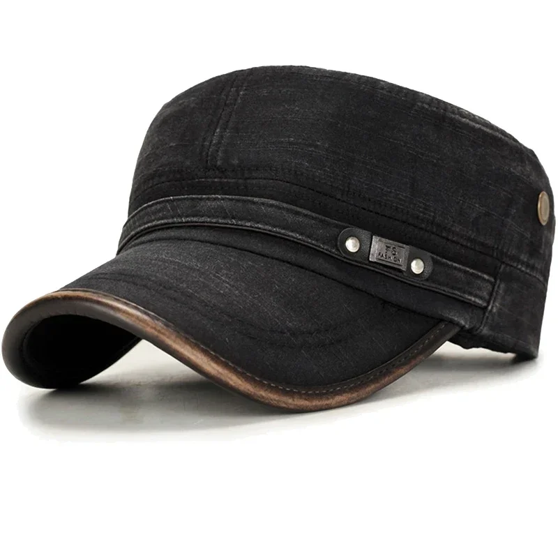 Topi Datar Berbahan Kulit Puda - Dad Hat Cotton ulasan dan harga