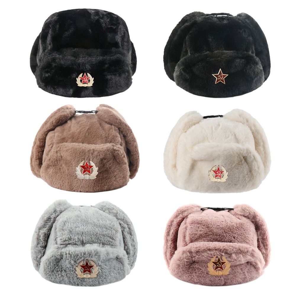 Topi Bomber tebal untuk pria w - Winter Trapper Hat ulasan dan harga