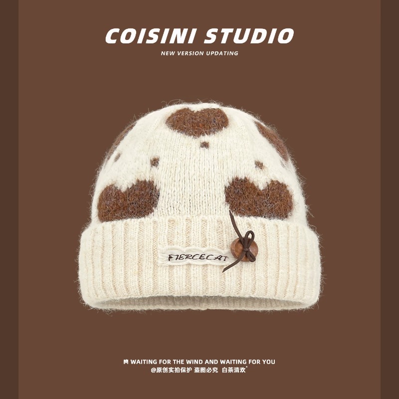 Topi Rajut Berbulu dengan Moti - Beanie Cuffed Knit ulasan dan harga
