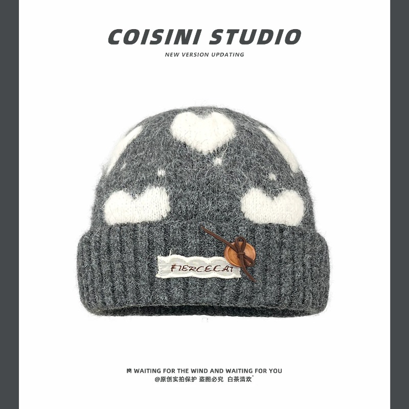Topi Rajut Berbulu dengan Moti - Beanie Cuffed Knit ulasan dan harga