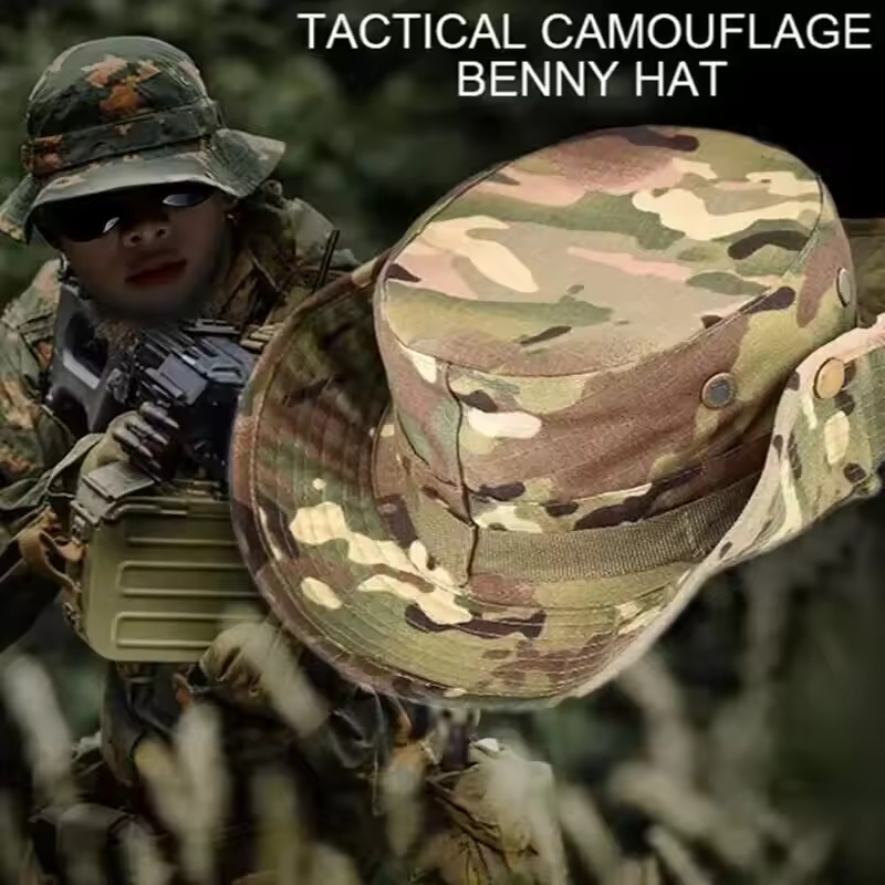 Topi Bucket Outdoor Kamuflase, - Boonie Hat Tactical ulasan dan harga