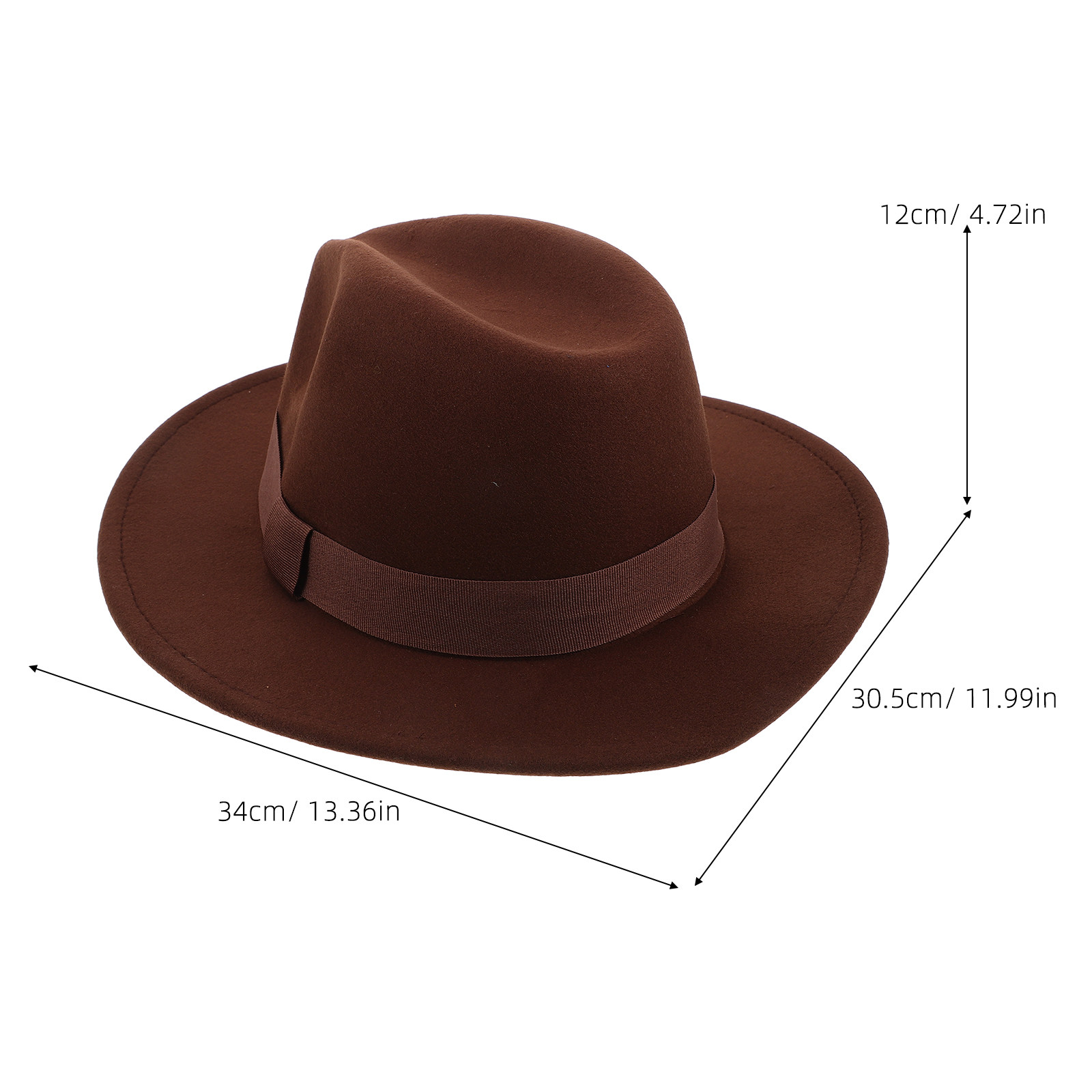 Topi Fedora Gaya Vintage denga - Fedora Hat Wool ulasan dan harga