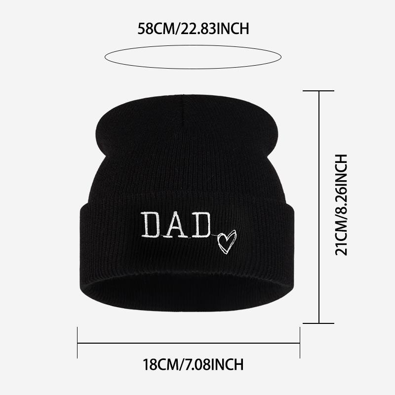 2pc Topi Rajut Bordir Serasi u - Beanie Cuffed Knit ulasan dan harga