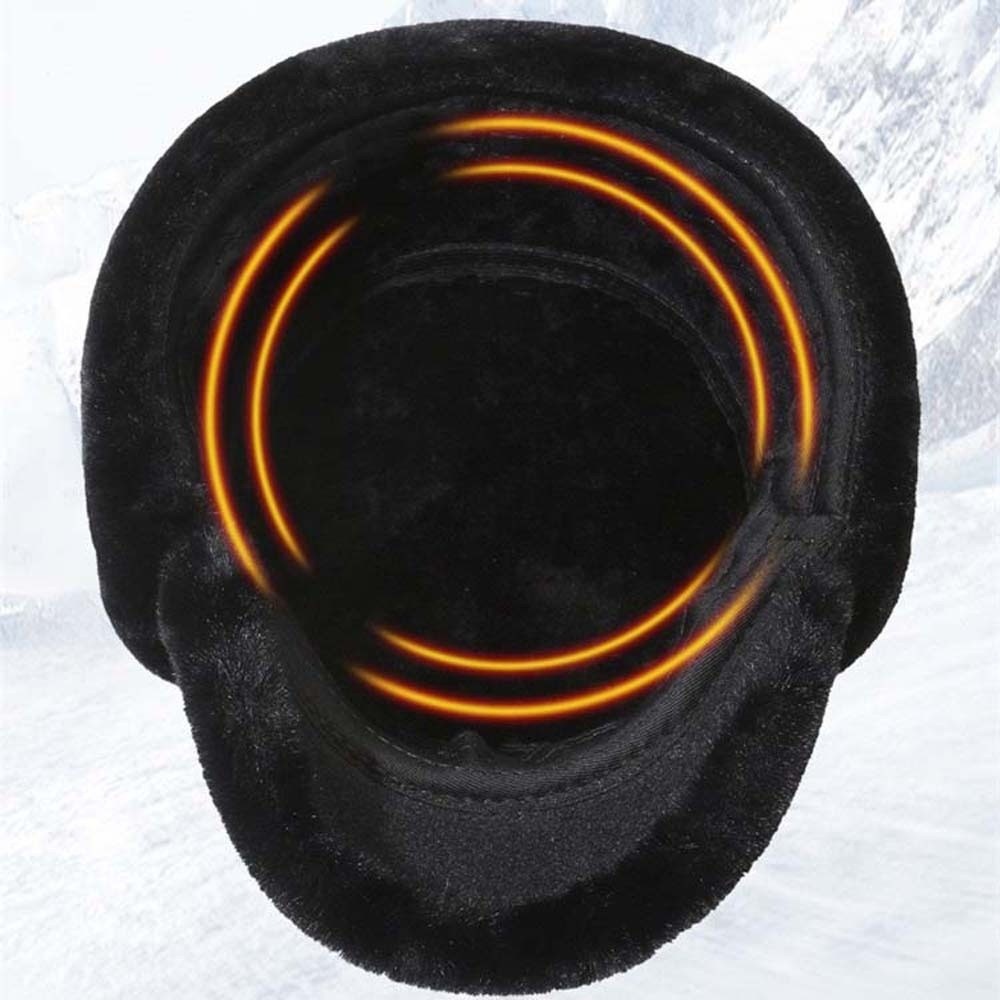 Topi Pria Anti Angin, Tebal, C - Trapper Hat Ear Flap ulasan dan harga